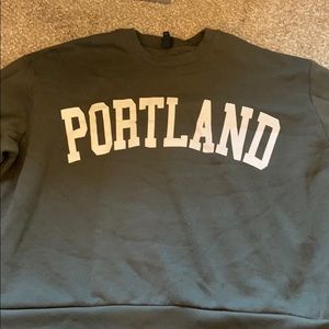green portland sweatshirt